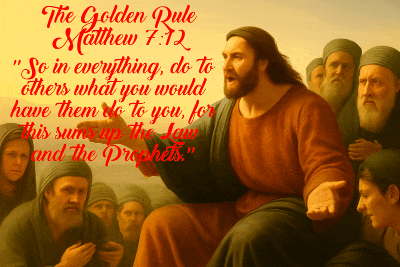 jesus teaches Golden rule